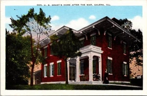 Postcard General U S Grant's Home After The War Galena Illinois IL - Picture 1 of 2