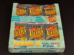 1992 Ultra ser 2 Basketball factory-sealed Jumbo wax box, 36 packs, *SEWALL-SD* - Picture 1 of 4