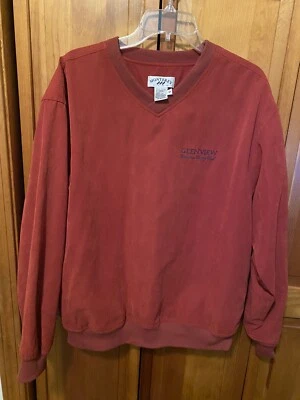 MONTEREY CLUB 高尔夫夹克 V 领 GLENVIEW 国家俱乐部 尺寸 M 男式 VGUC — 第 1/4 张图片