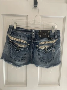 Miss Me Jeans Womens Signature Shorts Size 29 - Picture 1 of 9