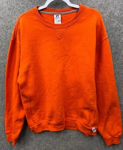 Russell Athletics Herren Pullover Orange Größe L Steppnähte Langarm - Bild 1 von 8