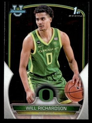2023 Bowman U Chrome Will Richardson #31 Oregon Ducks - Image 1 of 2
