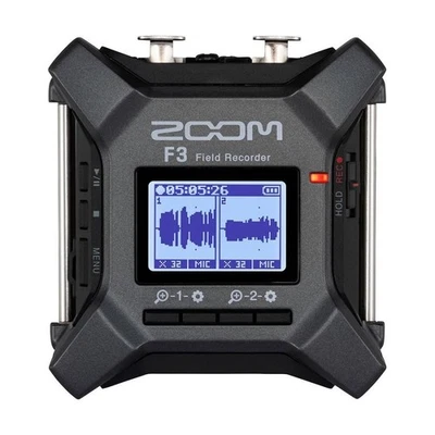 Zoom F3 Field Recorder 2 Kanal Eingang 32 Bit Float Aufnahme schwarz - Bild 1 von 4