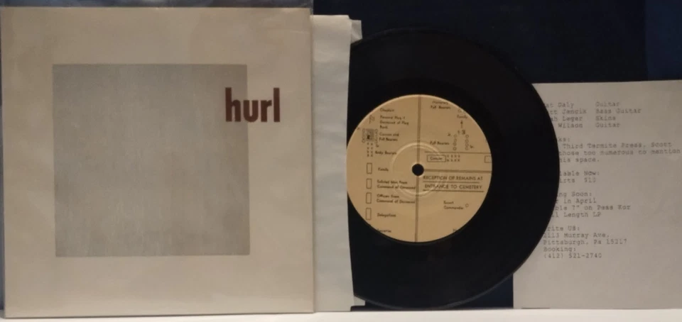 HURL Madison Earful NM 1995 MY PAL GOD 7" Scarce Shoegaze Indie Noise Rock HEAR! - Image 1 of 4