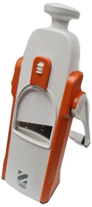 DASH Safe Slice Mandoline Schneider, Julienne + Würfelschneider - Orange - Bild 1 von 3