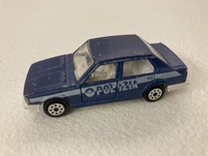 Modellino 1:55 Alfa Romeo Giulietta Majorette Polizia Vintage - No Box - Foto 1 di 3