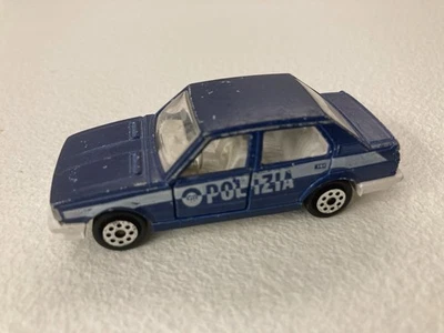 Modellino 1:55 Alfa Romeo Giulietta Majorette Polizia Vintage - No Box - Immagine 1 di 3