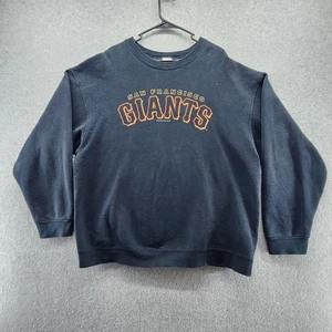 San Francisco Giants Sweatshirt Mens 2XL Black MLB Baseball Crewneck Pullover - Picture 1 of 10