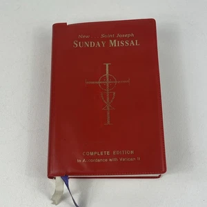 New Saint Joseph SUNDAY MISSAL Complete Edition (Catholic Book Publlishing, Red) - Picture 1 of 24