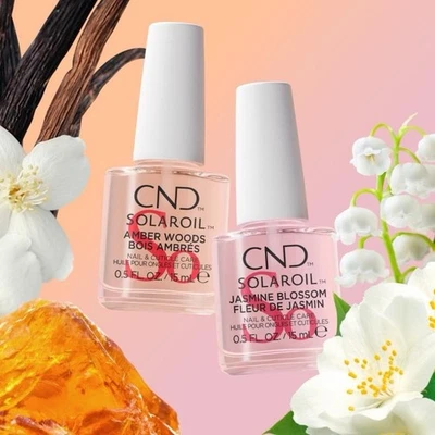 CND Solar Oil Nail & Cuticle Jasmine Blossom  15 ml . Olio Cuticole Novità ! - Immagine 1 di 2