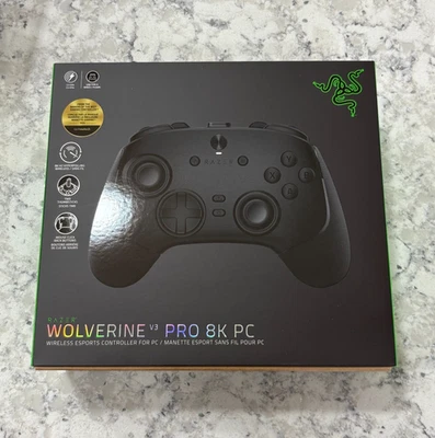 Razer Wolverine V3 Pro 8K PC Wireless Esports Controller for PC - BLACK - Image 1 of 3