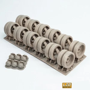 LIANG-S102 T80 Straßenradsatz (LIANG-S102 1/35 T80 Straßenradsatz) - Picture 1 of 5