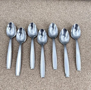(7) Satin Shasta Teelöffel Oneida Edelstahl Besteck USA Piloti 6 1/8" - Bild 1 von 4