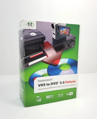 Honestech VHS to DVD 5.0 Deluxe Converter BRAND NEW - Image 1 of 3