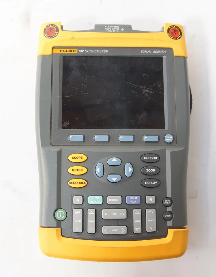Fluke 192 60MHz 500MS/s Digital Oscilloscope Scopemeter Multimeter AS-IS - Image 1 of 3