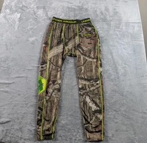 Under Armour Compression Pants Mens XL Camo Mossy Oak Base Layer Scent Control - Picture 1 of 16