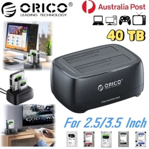 ORICO Hard Drive Docking Station 2.5" 3.5" SATA Hard Drive Dock Offline Clone - Picture 1 of 9