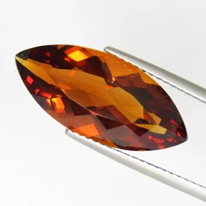 5.85Cts Stunning Natural Citrine 20.5x9.3x6.3mm Marquise Cut Loose Gemstone - Picture 1 of 4