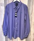 Crew Clothing Oxford Blue Long Sleeve Shirt New with Tags 3XL P2P 26 In RRP £59