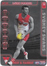 2018 Teamcoach Best & Fairest (BF-16) Luke PARKER Sydney