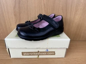 Scarpe scuola Start Rite Maria pelle piatta Mary Jane taglia 6,5 vestibilità stretta nere - Foto 1 di 7