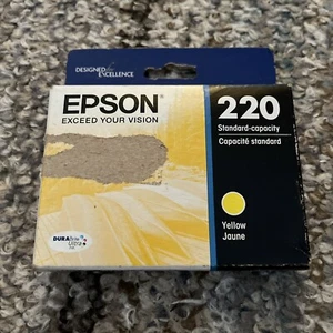 Cartucho de tinta original Epson T220 amarillo rendimiento estándar (T220420-S) - 05/2022 - Imagen 1 de 4