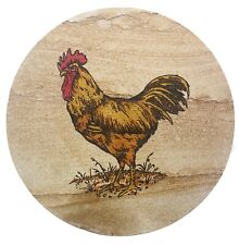Rooster chicken stone
