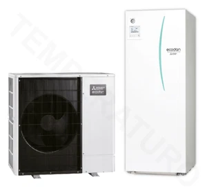 Mitsubishi Zubadan Wärmepumpe 8 kW PUD-SHWM80YAA+ 200L Speicher ERST20D-YM9D - Bild 1 von 1