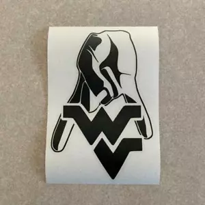 Horns Down WEST VIRGINIA vinyl decal sticker WVU - 4"X6" - Picture 1 of 7