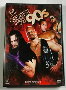 WWE Greatest Stars of the 90s DVD 2009 Sealed 3-Disc Set The Rock Hulk Hogan - Picture 1 of 4
