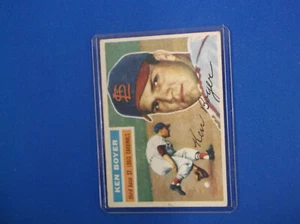 1956 Topps Baseball # 14 Ken Boyer EX 2nd year - Picture 1 of 2