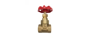 1 in. FIP x FIP Heavy Pattern Brass Threaded Gate Valve - Picture 1 of 5