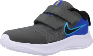 Nike Kids (TDV) Star Runner 3 GRIS NEGRO AZUL (DA2778 012) - Imagen 1 de 5