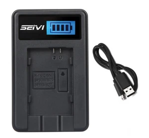 Battery Charger For Canon FS100, FS200, FS300, FS400 Flash Memory Camcorder - Picture 1 of 19