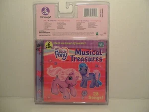 My little pony musical treasures 2 CDs 28 songs Hasbro entertainment NEW! - Imagen 1 de 11