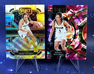 Kelsey Mitchell 2024 Panini WNBA Select Basketball Premier Pink Ice Prizm Fever - Picture 1 of 6
