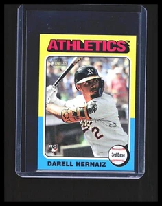 2024 Darell Hernaiz Rookie Card - Topps Heritage High Number Mini - #670 Athletics - Bild 1 von 3