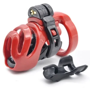 Resin Robot Mosnter Male Cuckold Lockdown Penis Restraint Chastity Cage Sleeve - Picture 1 of 7