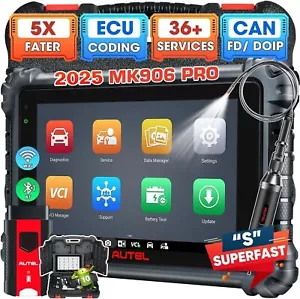 Autel MaxiCOM MK906 PRO Auto Car Diagnostic Scan Tool OBD2 Scanner ECU Coding - Picture 1 of 19
