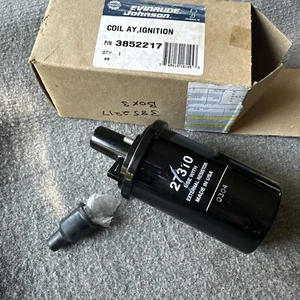 Genuine Volvo OMC 2.5 3.0 3.7 4.3 5.7 6.2 7.4 V6-V8 Ignition Coil 3852217 NOS - Picture 1 of 4
