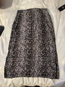 Abercrombie & Fitch Leopard Print Midi Skirt Size Small - Picture 1 of 4