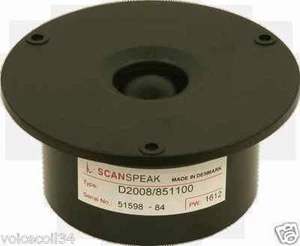 REPLACEMENT DIAPHRAGM FOR Scan Speak - D2008 851100 - Tweeter 8 Ohms - Afbeelding 1 van 2