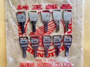10 PCS HONDA CD50 CD65 CD70 CD90 CS65 C200 CD125S CB125S S65 SS50 KEYS BLANK - Picture 1 of 3