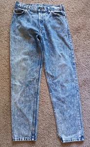 Vintage Levis 506 Men’s Orange Tab Acid Wash Jeans Size 34X 32 Made In USA - Picture 1 of 9