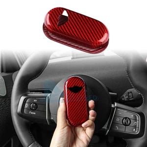 For Mini U25 J01 J05 F65 F66 F67 2024-2025 Carbon Fiber Car Key Shell Cover Trim - Foto 1 di 10