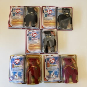 1999 Ty Beanie Baby The End Bear & Millenium– McDonald’s– NIB – lot of 5 - Picture 1 of 6