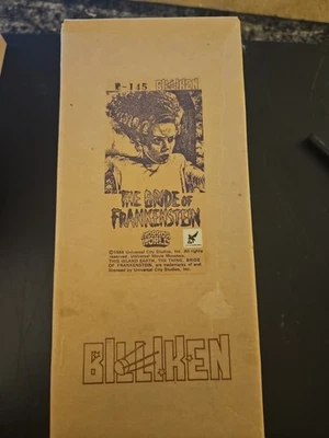 BILLIKEN Bride Of Frankenstein Model Kit Manual & Box Universal Monsters - Image 1 of 2