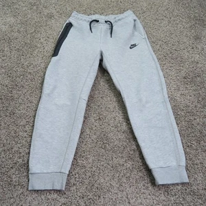 Nike Pants Boys Large Gray Tech Fleece Sportswear Joggers Sweatpants Youth 24x23 - Picture 1 of 13
