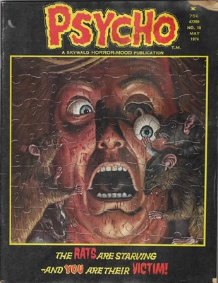 PSYCHO, #18 MAY 1974! LOW GRADE CONDITION! SKYWALD CLASSIC!! - Image 1 of 2