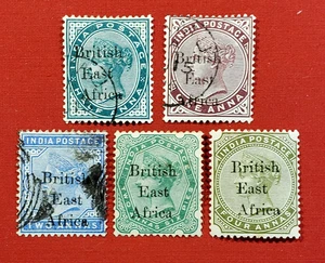 {British East Africa/ SCOTT #54-55, 57-58, 63/ M&U/ CV 68,00 $/epictronic/JC} - Bild 1 von 2